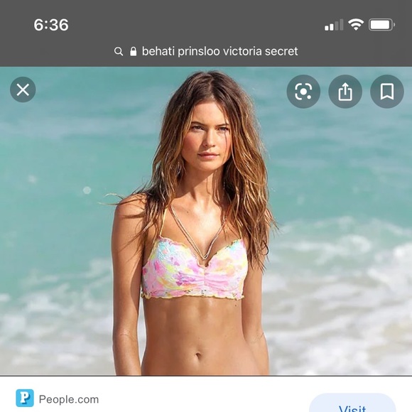 Victoria’s Secret rainbow stripped getaway bikini top 34c - Picture 6 of 16